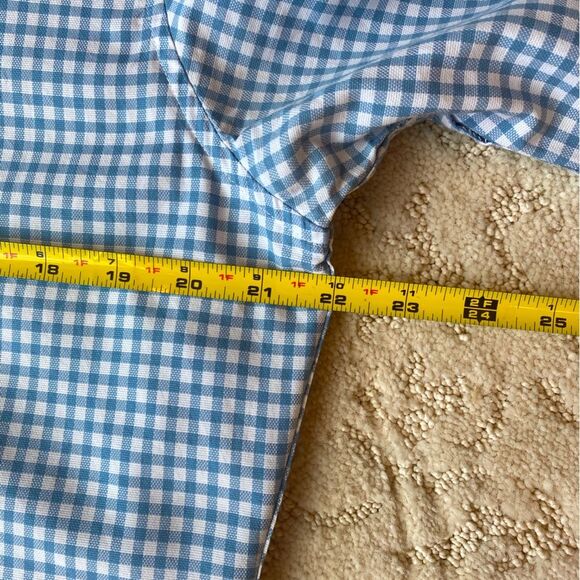 Men’s Tommy Hilfiger blue white button down shirt. - Picture 7 of 9